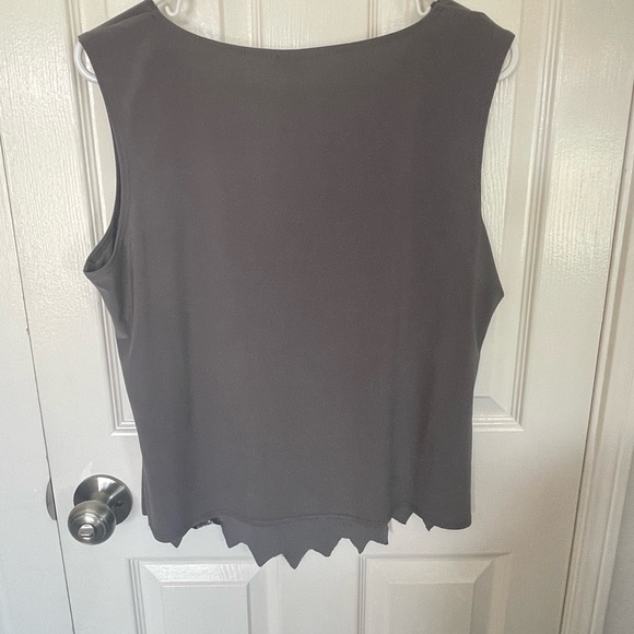 S. Levine Grey Sequin Top - Picture 4 of 4